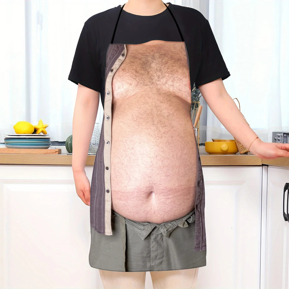Beer belly apron detail