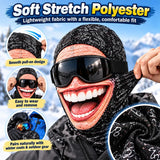 Soft stretch balaclava with goggles