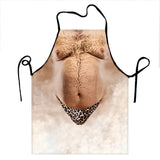 Beer belly apron, Leopard Briefs Belly design