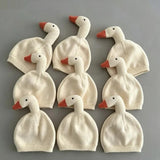 White duck beanies